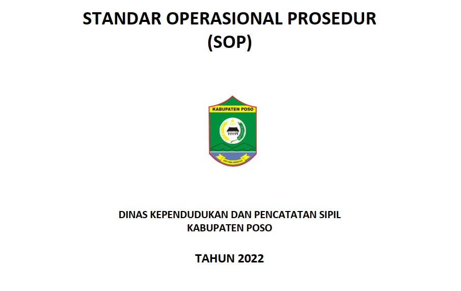STANDAR OPERASIONAL PROSEDUR (SOP) DUKCAPIL