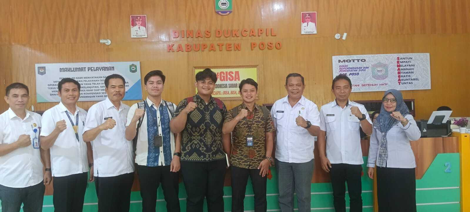 KUNJUNGAN TIM ASSESOR PROVINSI SULTENG PADA DINAS DUKCAPIL KAB. POSO