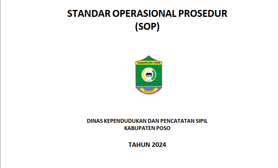 SOP DUKCAPIL KAB.POSO