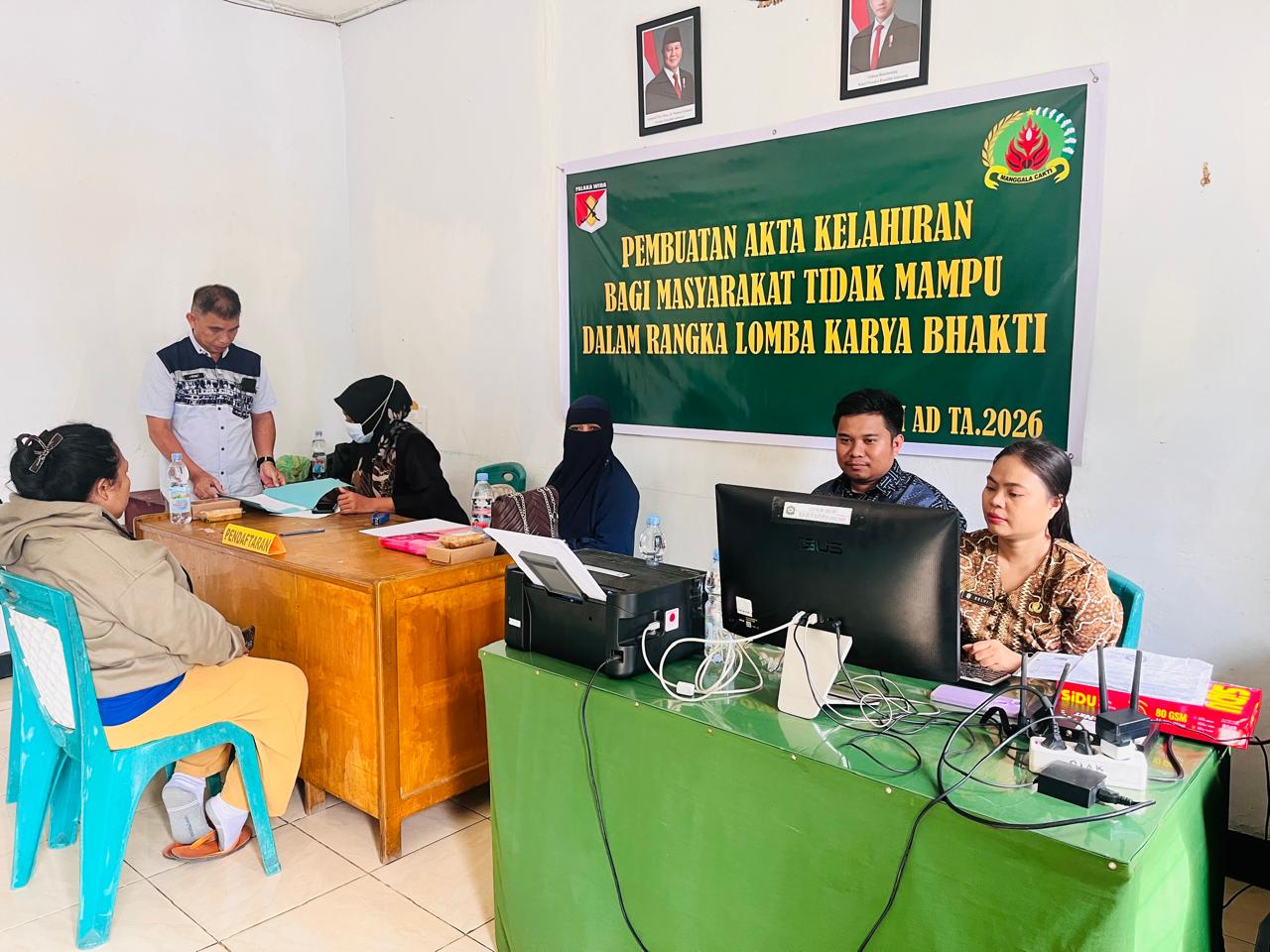 Pelayanan Penerbitan Akta Kelahiran Warnai Lomba Karya Bakti di Poso Kota